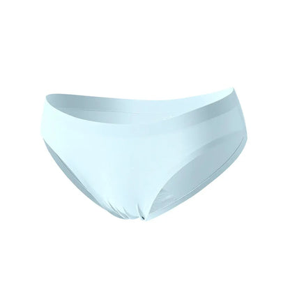 Xiaotianer 6120 einteilige nahtlose Eisseidenunterwäsche Damen schlichte einfarbige sexy tief sitzende Mädchenslips Großhandel