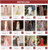 Customized Evening Dresses Women Elegant Vestido Coctel Formal Dress Shiny Dress Formal Occasion Dresses Gown فساتين نسائية شح SHOPEZRA L.L.C.