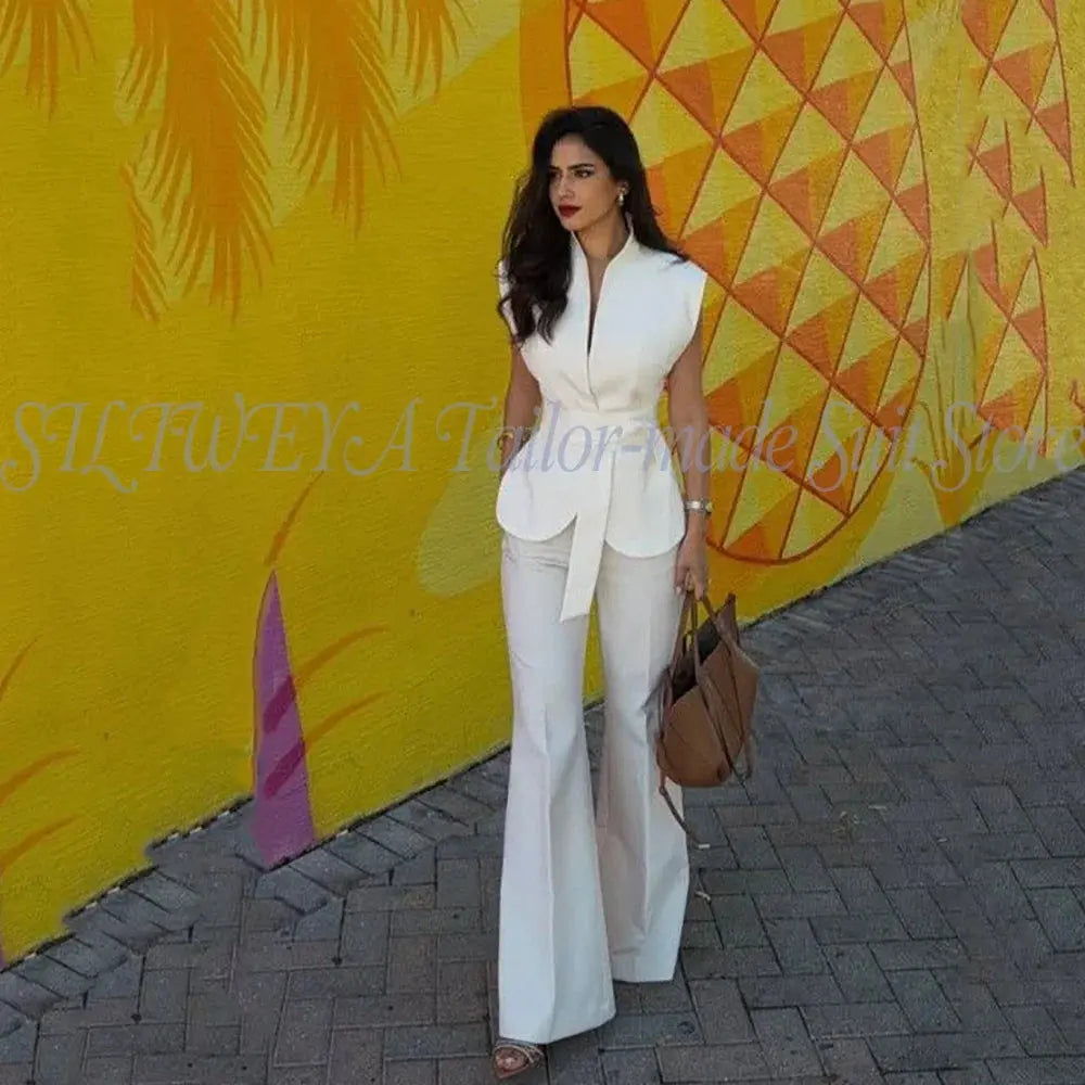 Modern Women Suits For Wedding Business Fashion 2 Pieces Sets Elegant Women&