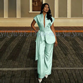 Modern Women Suits For Wedding Business Fashion 2 Pieces Sets Elegant Women&