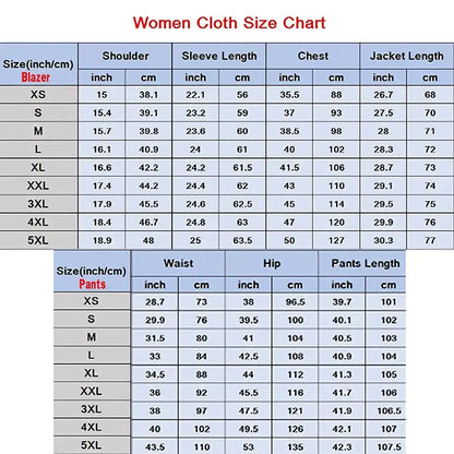 Modern Women Suits For Wedding Business Fashion 2 Pieces Sets Elegant Women&