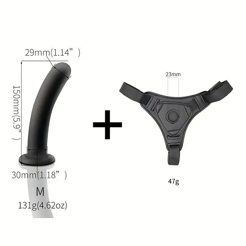 Realistic wearable dildo for women and couples, with strap-on, suction cup, and anal plug features, from SHOPEZRA L.L.C.