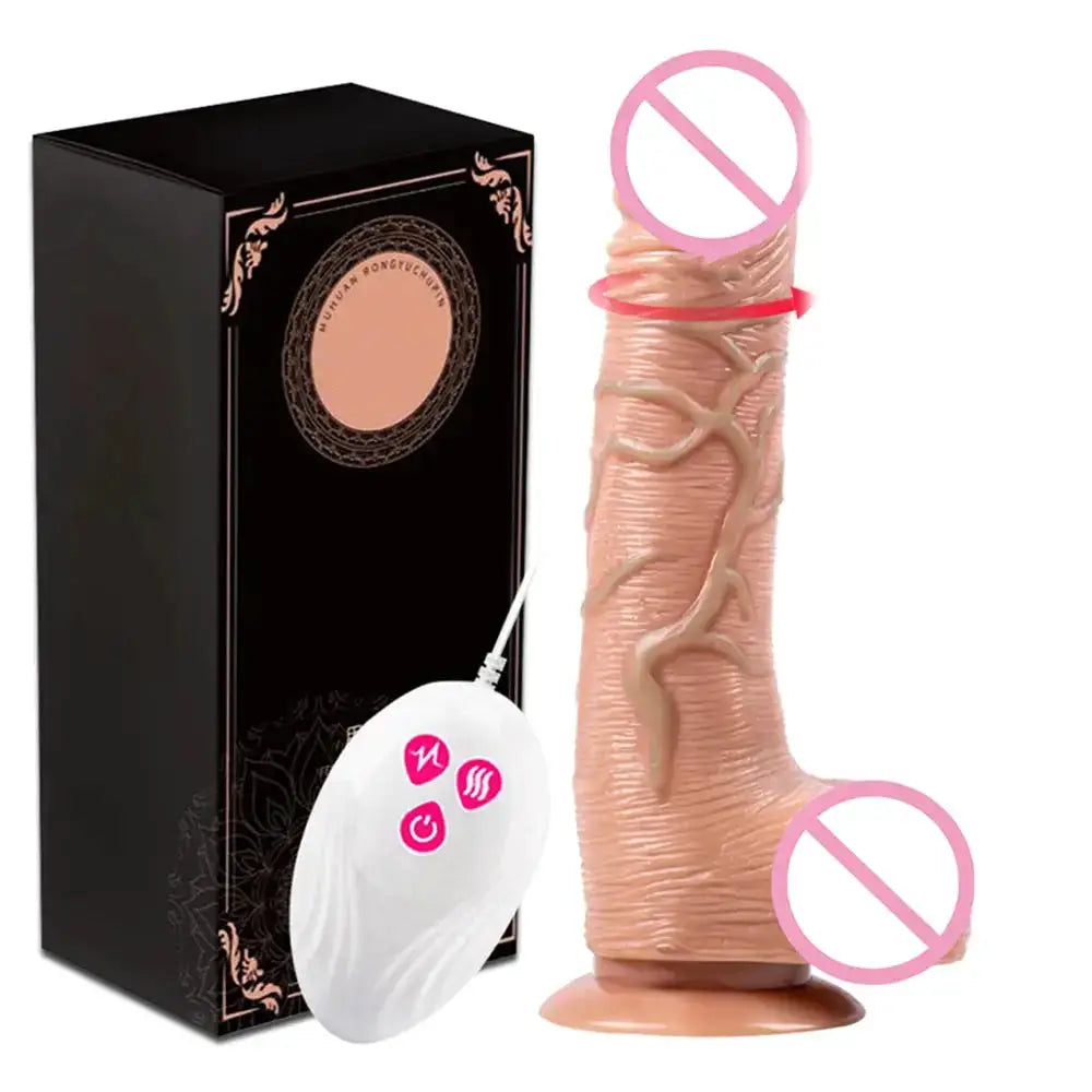 Telescopic Rotation Realistic Remote Control Dildo Vibrator Adult Sex Toys for Woman Big Penis Dick Vagina Female Masturbation by Dropshipman