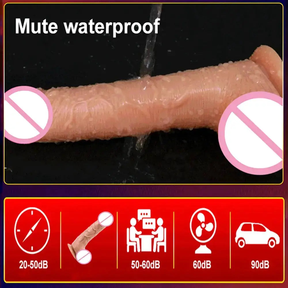 Telescopic Rotation Realistic Remote Control Dildo Vibrator Adult Sex Toys for Woman Big Penis Dick Vagina Female Masturbation by Dropshipman