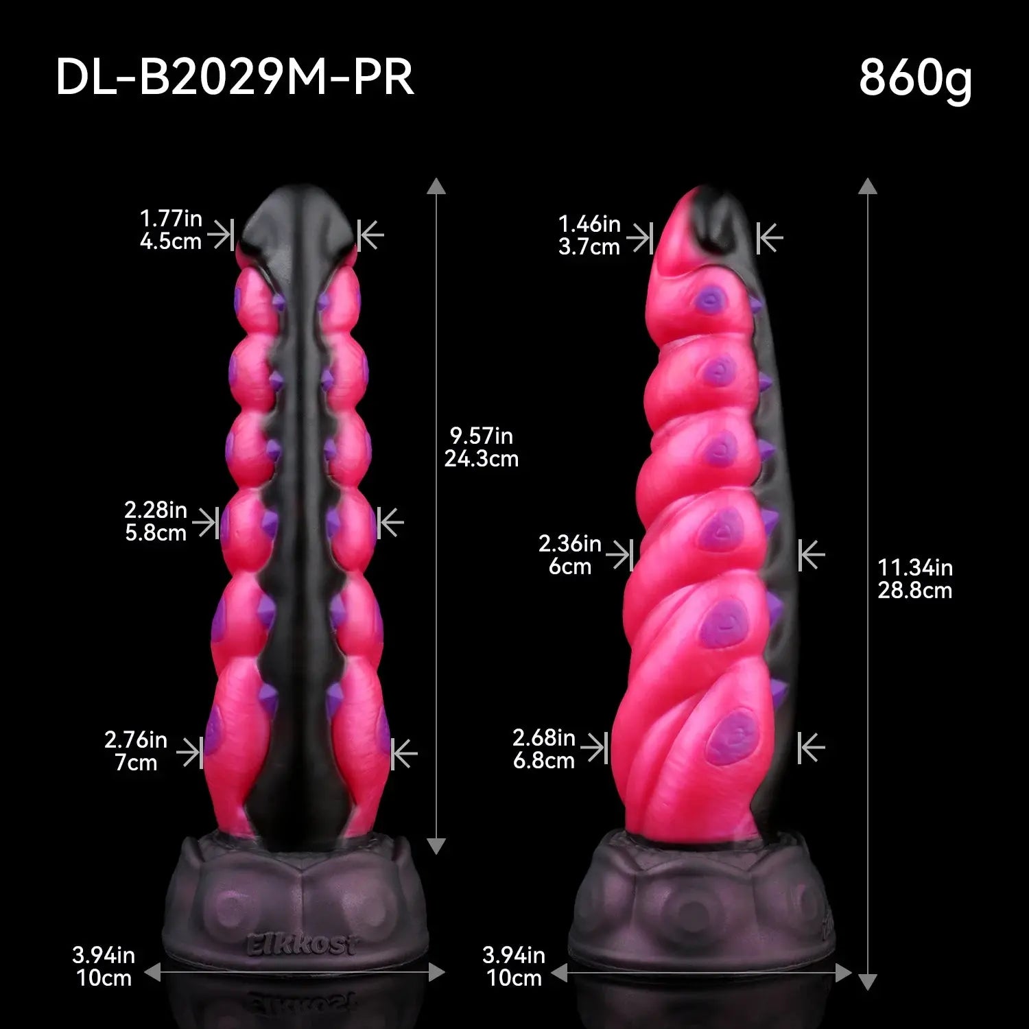 Simulated centipede-shaped dildo by SHOPEZRA L.L.C., designed for vaginal, clitoral, and G-spot stimulation.