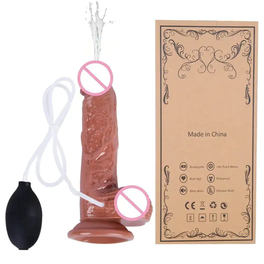 Squirting Dildo Sex Toys for Women Realistic Ejaculating Penis Female Masturbator Soft Silicone With Suction Cup Big Dick Adult by Dropshipman