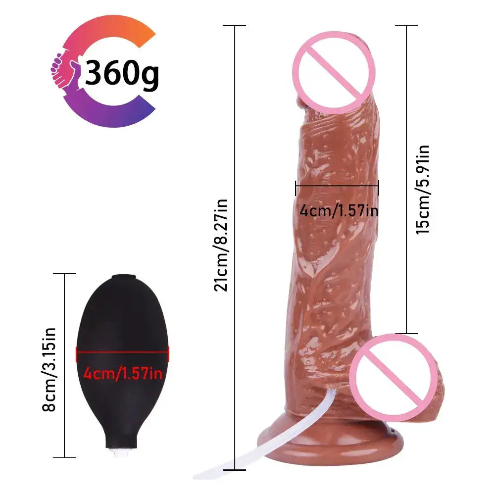 Squirting Dildo Sex Toys for Women Realistic Ejaculating Penis Female Masturbator Soft Silicone With Suction Cup Big Dick Adult by Dropshipman