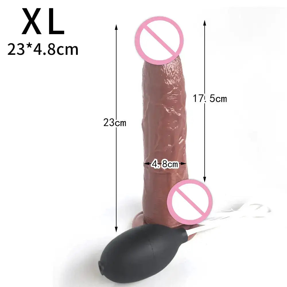 Squirting Dildo Sex Toys for Women Realistic Ejaculating Penis Female Masturbator Soft Silicone With Suction Cup Big Dick Adult by Dropshipman