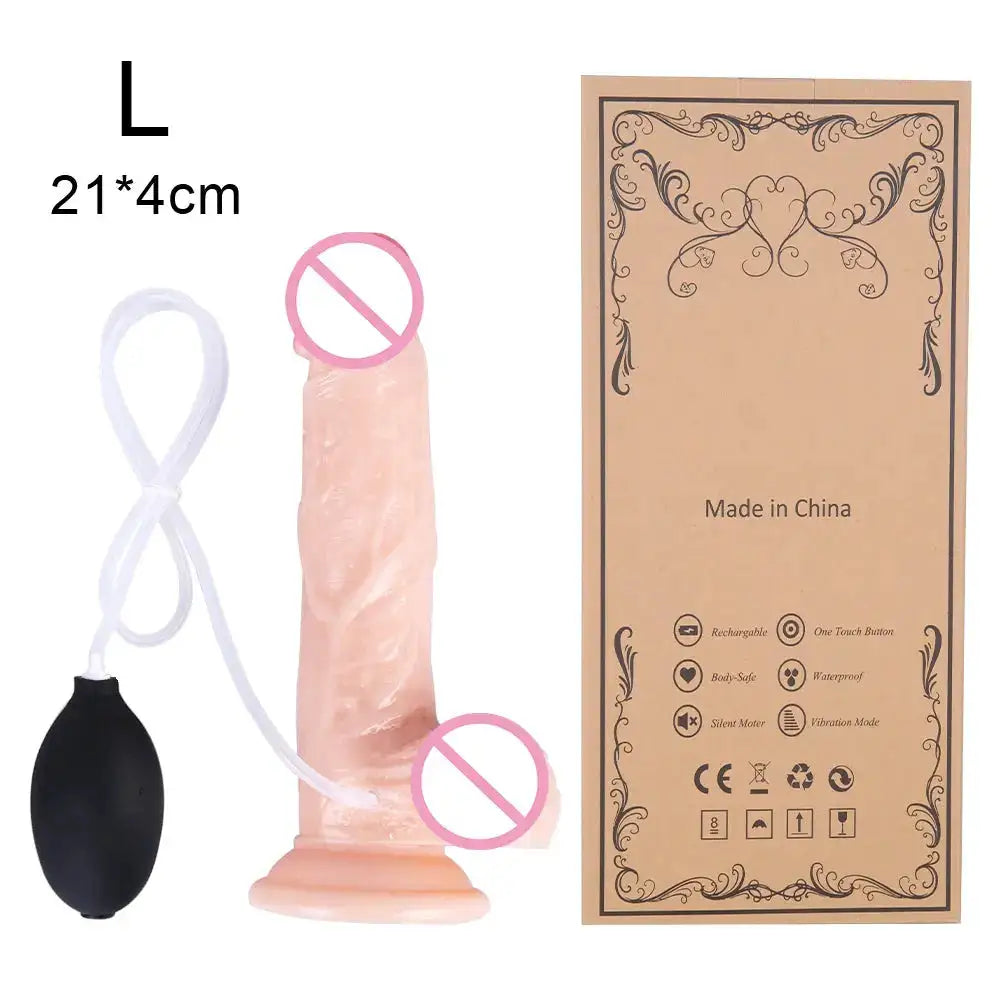 Squirting Dildo Sex Toys for Women Realistic Ejaculating Penis Female Masturbator Soft Silicone With Suction Cup Big Dick Adult by Dropshipman