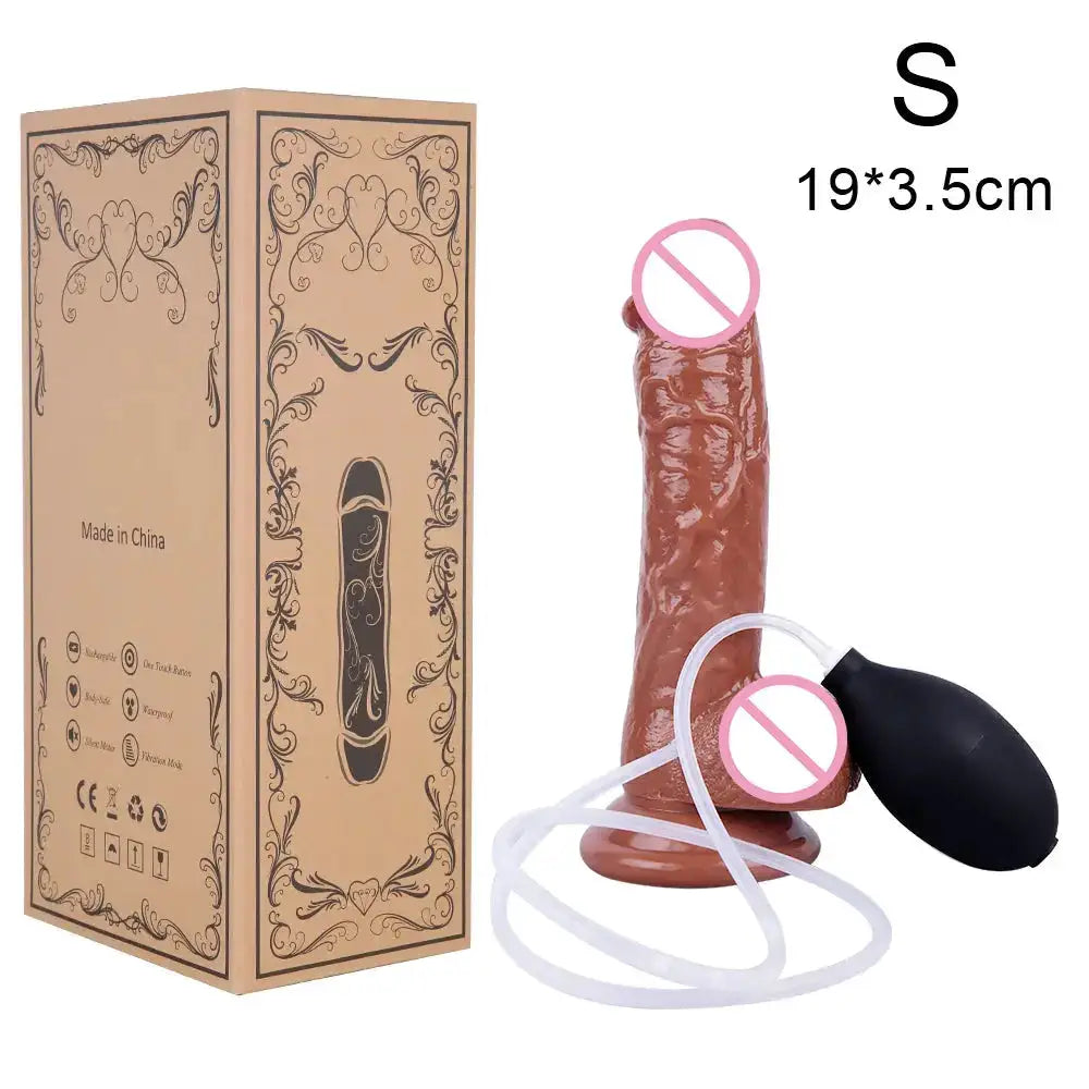 Squirting Dildo Sex Toys for Women Realistic Ejaculating Penis Female Masturbator Soft Silicone With Suction Cup Big Dick Adult by Dropshipman