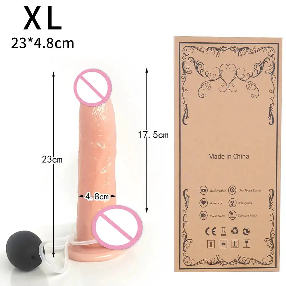 Squirting Dildo Sex Toys for Women Realistic Ejaculating Penis Female Masturbator Soft Silicone With Suction Cup Big Dick Adult by Dropshipman