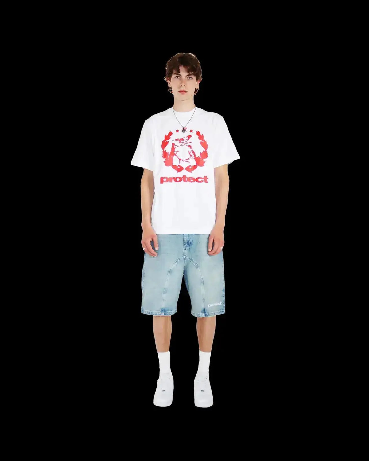 Vintage Y2k Men Women Harajuku Short Jeans Washed Embroidery American Retro Man Denim shorts Summer Loose Hip Hop Streetwear by Dropshipman