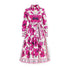 Women Dresses Party Dresses Retro Shirt Dress Long Sleeved Belt Single Row Buckle Layered Skirt Hem Design Casual Dresses SHOPEZRA L.L.C.