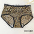 Ice Silk Seamless Underwear for Women, Hot Leopard Print Ice Silk Silk Protein Antibacterial Crotch Women&
