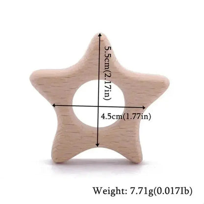 1pc Baby Teether Wooden Animal Pacifier Pendant BPA Free Beech Koala Rodent Teething Toys Kids Products Gifts by Dropshipman