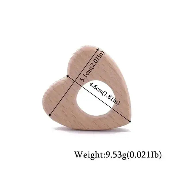 1pc Baby Teether Wooden Animal Pacifier Pendant BPA Free Beech Koala Rodent Teething Toys Kids Products Gifts by Dropshipman
