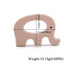 1pc Baby Teether Wooden Animal Pacifier Pendant BPA Free Beech Koala Rodent Teething Toys Kids Products Gifts by Dropshipman