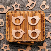 1pc Baby Teether Wooden Animal Pacifier Pendant BPA Free Beech Koala Rodent Teething Toys Kids Products Gifts SHOPEZRA L.L.C.