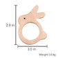 1pc Baby Teether Wooden Animal Pacifier Pendant BPA Free Beech Koala Rodent Teething Toys Kids Products Gifts SHOPEZRA L.L.C.