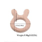 1pc Baby Teether Wooden Animal Pacifier Pendant BPA Free Beech Koala Rodent Teething Toys Kids Products Gifts SHOPEZRA L.L.C.