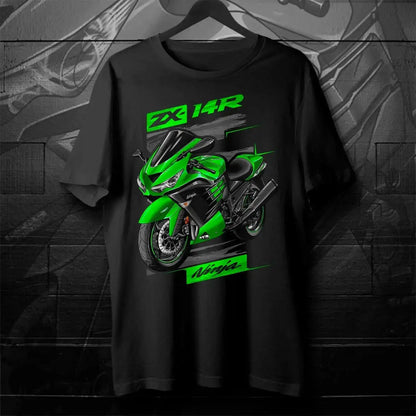 2012-2024 Models Japanese Ninja ZX-14R Motorcycle T-Shirt 100% Cotton O-Neck Short Sleeve Summer Casual Mens T-shirt Streetwear by Dropshipman