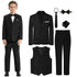 Suits for Boys Kids Wedding Easter Church Tuxedo Teenager School Performance Piano Outfit Set Children Birthday Formal Clothes by Dropshipman