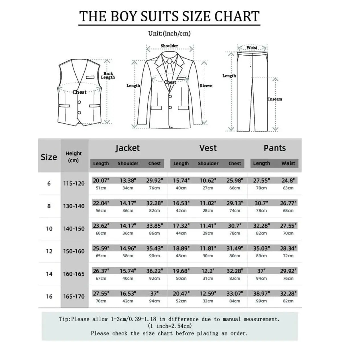 Suits for Boys Kids Wedding Easter Church Tuxedo Teenager School Performance Piano Outfit Set Children Birthday Formal Clothes SHOPEZRA L.L.C.