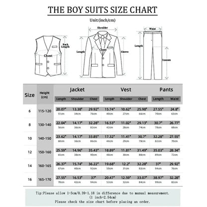 Suits for Boys Kids Wedding Easter Church Tuxedo Teenager School Performance Piano Outfit Set Children Birthday Formal Clothes by Dropshipman