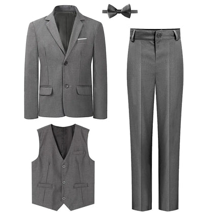 Suits for Boys Kids Wedding Easter Church Tuxedo Teenager School Performance Piano Outfit Set Children Birthday Formal Clothes SHOPEZRA L.L.C.