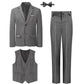 Suits for Boys Kids Wedding Easter Church Tuxedo Teenager School Performance Piano Outfit Set Children Birthday Formal Clothes SHOPEZRA L.L.C.