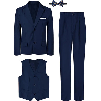 Suits for Boys Kids Wedding Easter Church Tuxedo Teenager School Performance Piano Outfit Set Children Birthday Formal Clothes SHOPEZRA L.L.C.