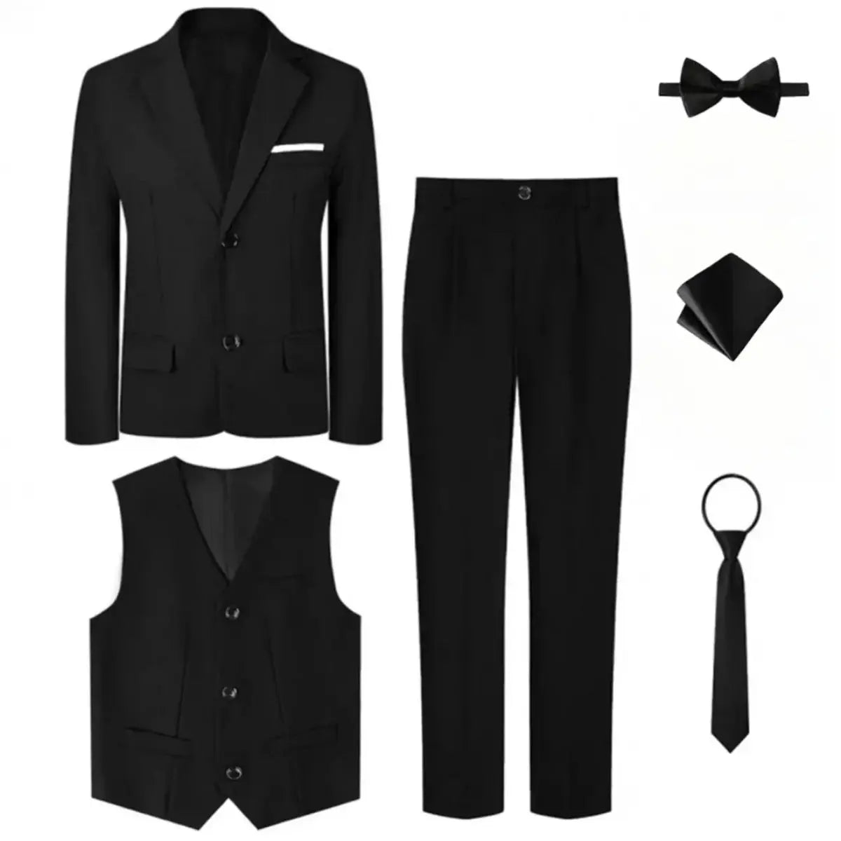 Suits for Boys Kids Wedding Easter Church Tuxedo Teenager School Performance Piano Outfit Set Children Birthday Formal Clothes SHOPEZRA L.L.C.