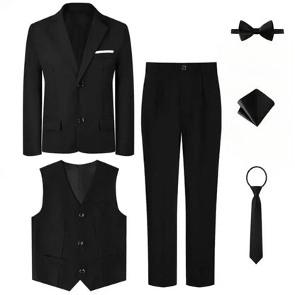 Suits for Boys Kids Wedding Easter Church Tuxedo Teenager School Performance Piano Outfit Set Children Birthday Formal Clothes SHOPEZRA L.L.C.