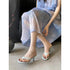 2025 European and American New Fashion Stiletto High Heels, Slimming French Sexy Thong Flip-Flops by Dropshipman