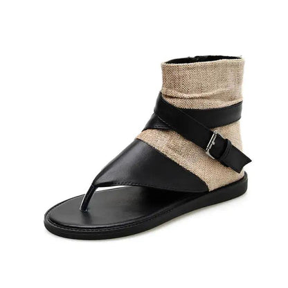 2026 Spring and Summer New Style Sandals, Korean Style Thong-Toe High-Top Women&