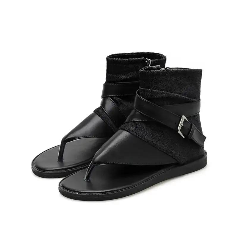2026 Spring and Summer New Style Sandals, Korean Style Thong-Toe High-Top Women&