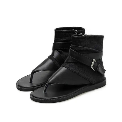 2026 Spring and Summer New Style Sandals, Korean Style Thong-Toe High-Top Women&