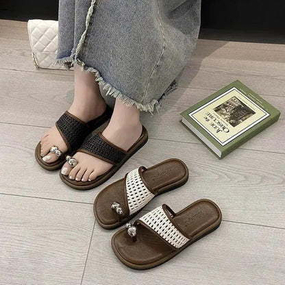 Niche Thong Toe Sandals for Women&