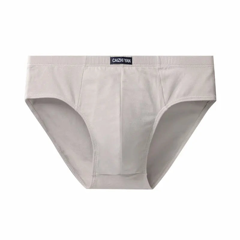 Black men's underwear by SHOPEZRA L.L.C. in 3XL, high elastic stretch cotton, mid-waist briefs for middle-aged and elderly.