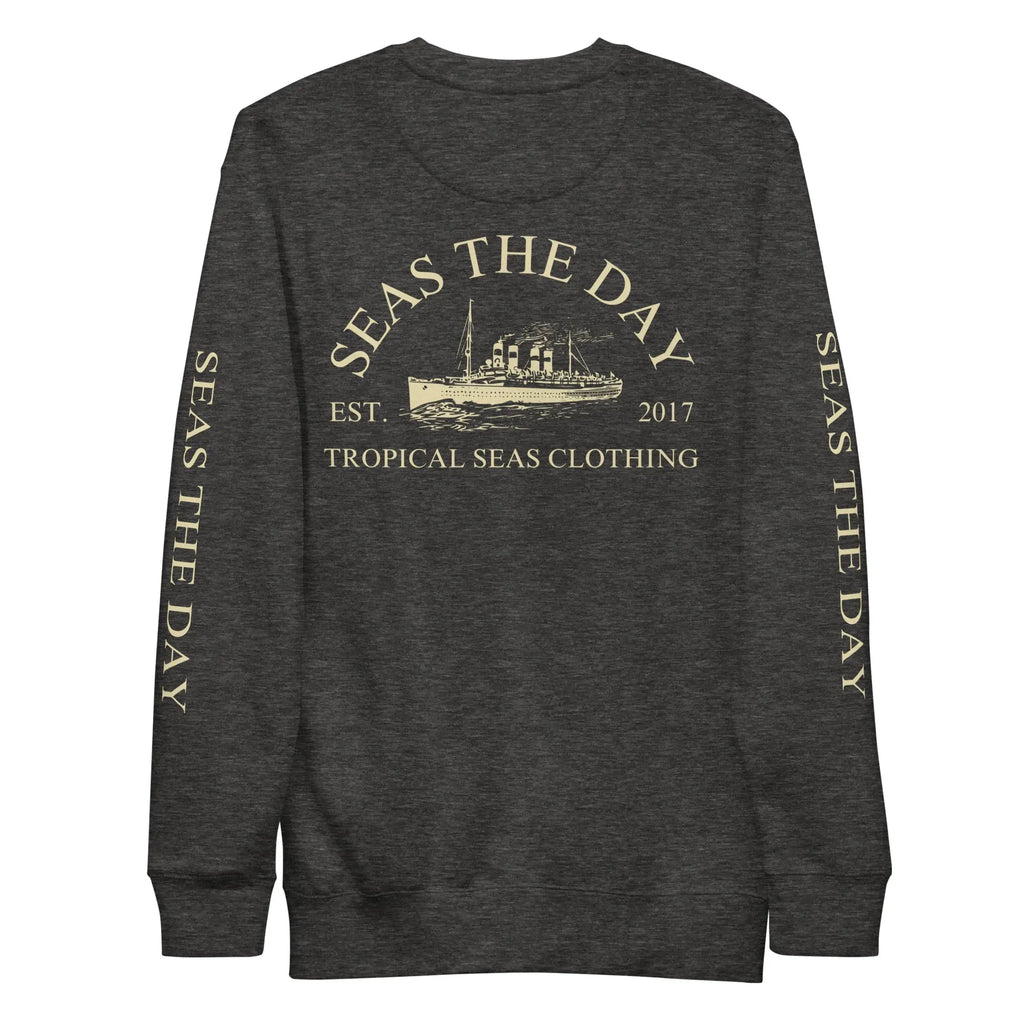 Black Seas The Day Ship premium sweatshirt by SHOPEZRA L.L.C., featuring a cozy, stylish design in 3XL size.