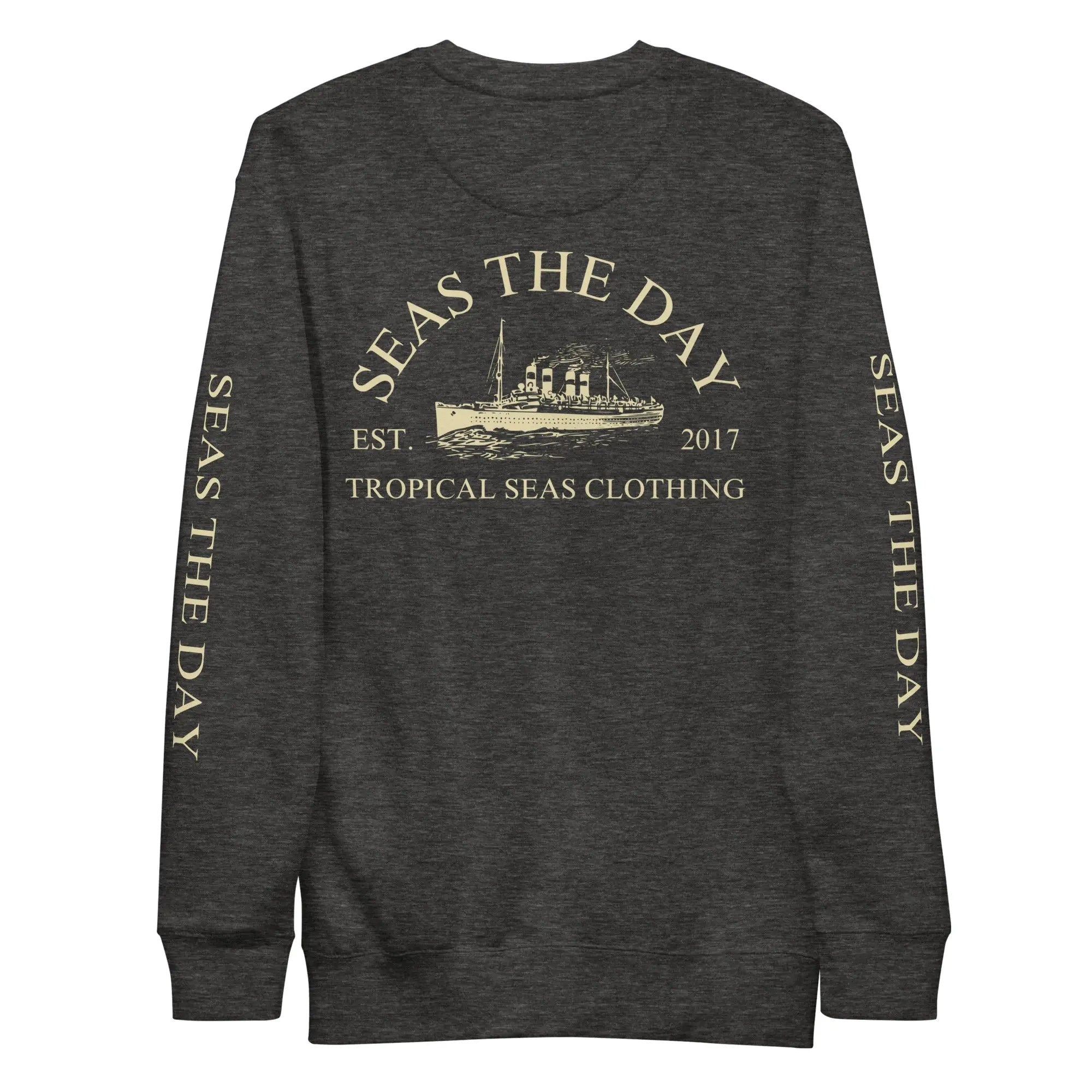 Black Seas The Day Ship premium sweatshirt by SHOPEZRA L.L.C., featuring a cozy, stylish design in 3XL size.