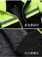 New Winter Work Jacket, Waterproof Windproof Reflective Thermal Coat with Fleece Lining, Stain Resistant Outdoor SHOPEZRA L.L.C.