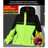 New Winter Work Jacket, Waterproof Windproof Reflective Thermal Coat with Fleece Lining, Stain Resistant Outdoor SHOPEZRA L.L.C.
