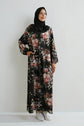 Muslim Dresses Women Maxi Dresses Mujer Vestidoes Female Loose Dresses Full Sleeve Printed Floral Casual Robe Long Dress SHOPEZRA L.L.C.