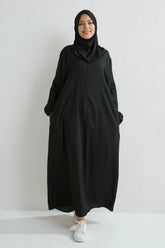 Muslim Dresses Women Maxi Dresses Mujer Vestidoes Female Loose Dresses Full Sleeve Printed Floral Casual Robe Long Dress SHOPEZRA L.L.C.