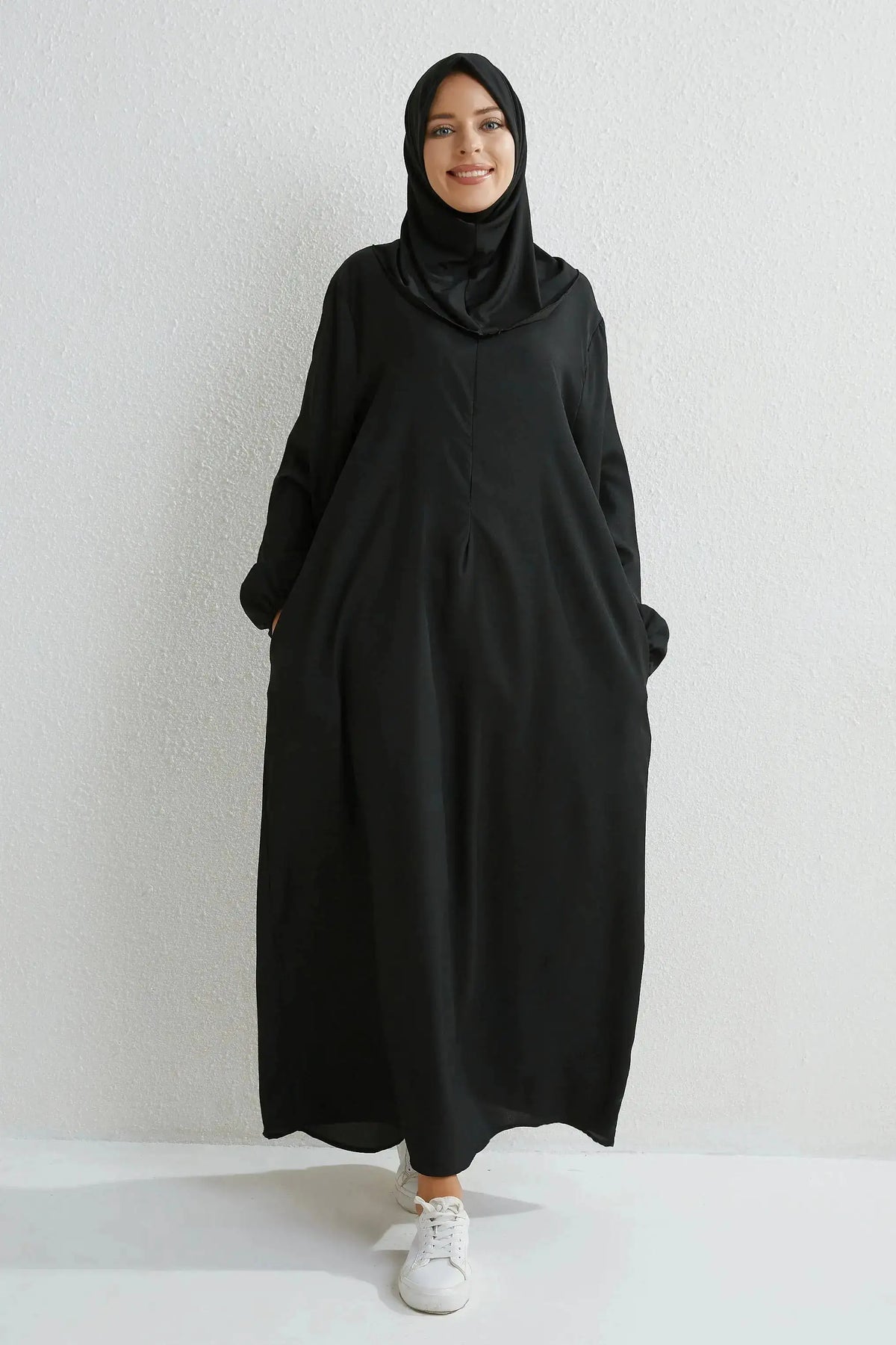 Muslim Dresses Women Maxi Dresses Mujer Vestidoes Female Loose Dresses Full Sleeve Printed Floral Casual Robe Long Dress by Dropshipman