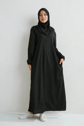 Muslim Dresses Women Maxi Dresses Mujer Vestidoes Female Loose Dresses Full Sleeve Printed Floral Casual Robe Long Dress SHOPEZRA L.L.C.