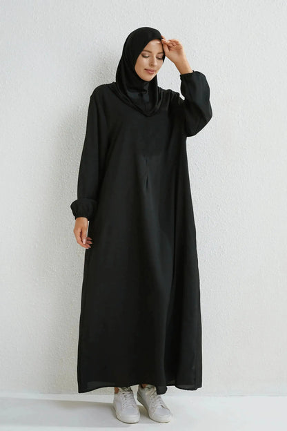 Muslim Dresses Women Maxi Dresses Mujer Vestidoes Female Loose Dresses Full Sleeve Printed Floral Casual Robe Long Dress by Dropshipman