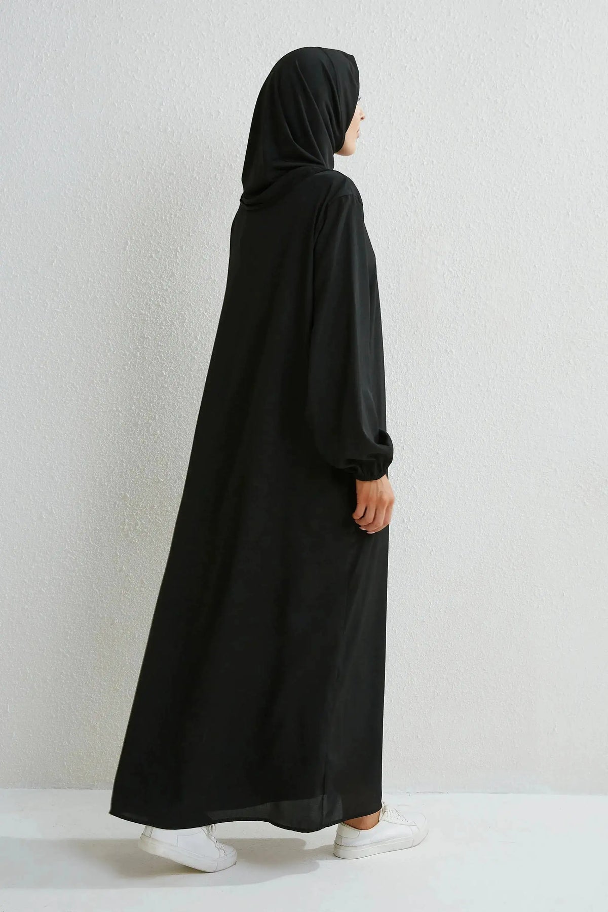 Muslim Dresses Women Maxi Dresses Mujer Vestidoes Female Loose Dresses Full Sleeve Printed Floral Casual Robe Long Dress by Dropshipman