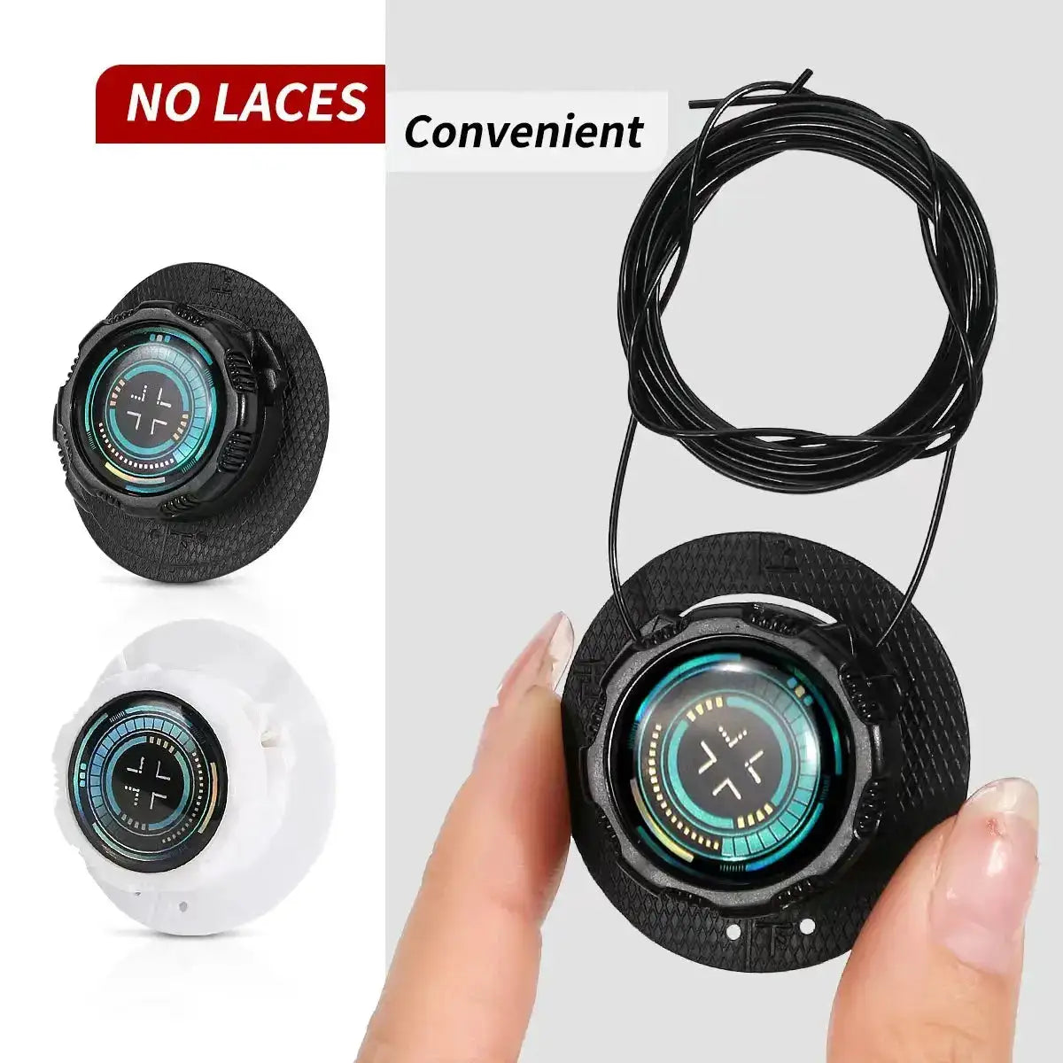 New model rotating shoe buckles, sports shoe accessories, lazy shoelaces without tying buckle, Men&